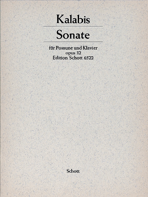 Sonate op. 32  für Posaune und Klavier  