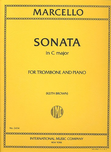 Sonata C major&nbsp;&nbsp;for trombone and piano&nbsp;&nbsp;