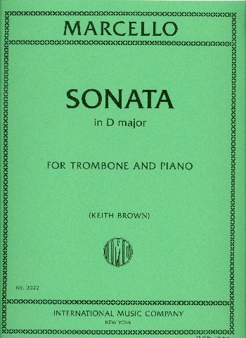 Sonata D major&nbsp;&nbsp;for trombone and piano&nbsp;&nbsp;