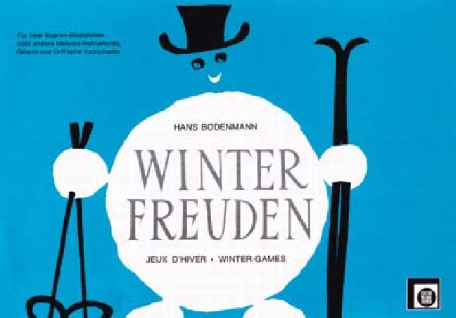 Winterfreuden für&nbsp;&nbsp;2 Sopranblockflöten, Gitarre und&nbsp;&nbsp;Orff'sche Instrumente, Spielpartitur