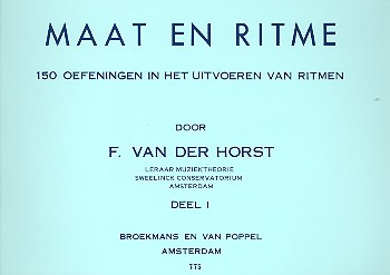 Maat en ritme vol.1 150 oefeningen&nbsp;&nbsp;in het uitvoeren van ritmen&nbsp;&nbsp;