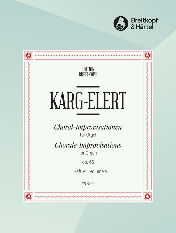 36 Choralimprovisationen op.65 Band 6  für Orgel  