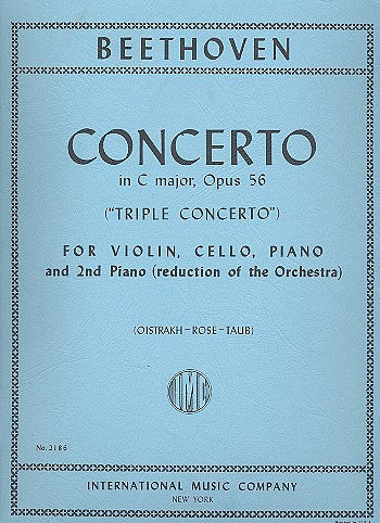 Concerto c major op.56&nbsp;&nbsp;for piano trio and orchestra&nbsp;&nbsp;for violin, cello and 2 pianos