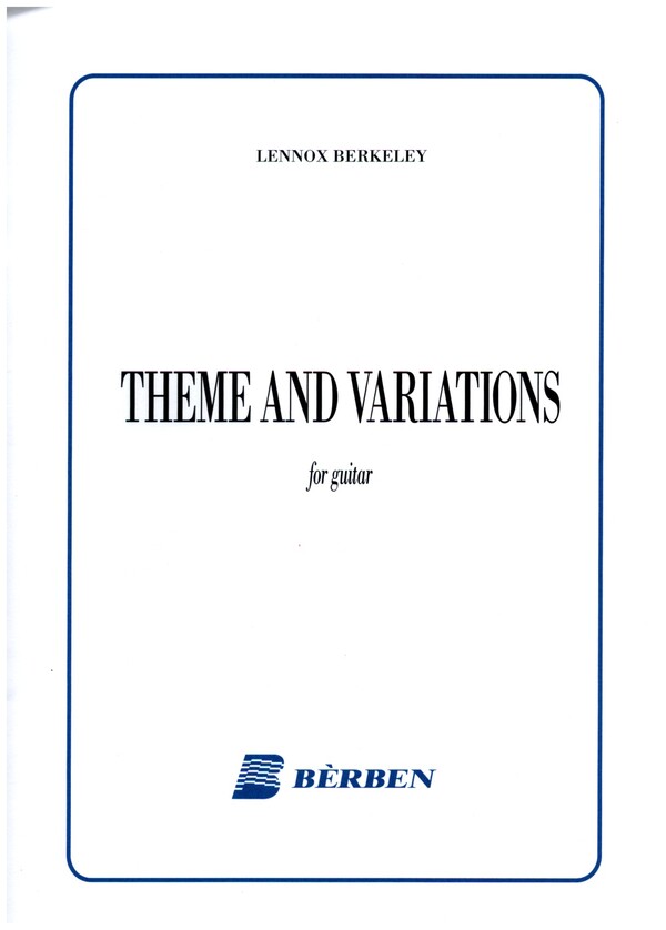 Theme and Variations  for guitar  