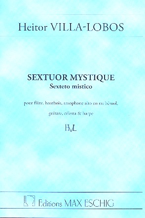 Sextuor mystique pour flute,  hautbois, saxophone, guitar, celesta  et harpe,   Studienpartitur