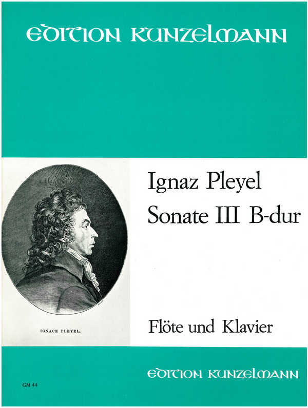 Sonate B-Dur Nr.3&nbsp;&nbsp;für Flöte und Klavier&nbsp;&nbsp;