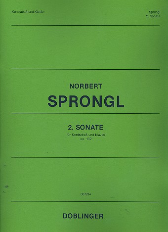 Sonate Nr.2 op.132 für  Kontrabass und Klavier  