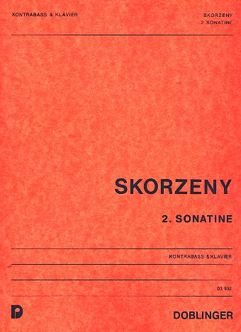 Sonatine Nr.2 für Kontrabass und&nbsp;&nbsp;Klavier&nbsp;&nbsp;