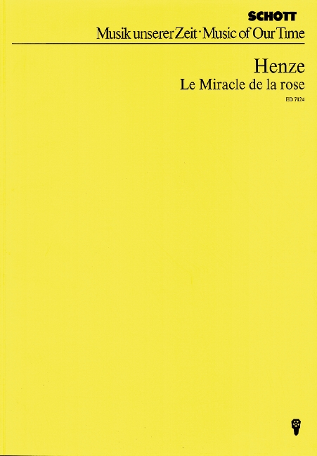 Le Miracle de la Rose&nbsp;&nbsp;für Klarinette und 13 Spieler&nbsp;&nbsp;Studienpartitur