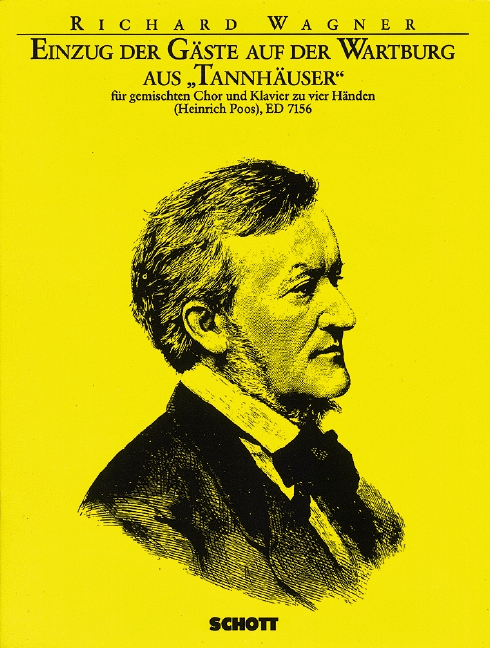 Einzug der Gäste auf der Wartburg WWV 70&nbsp;&nbsp;für gemischten Chor (SATB) und Klavier 4-händig oder Orchester&nbsp;&nbsp;Partitur - (= Klavierstimme)