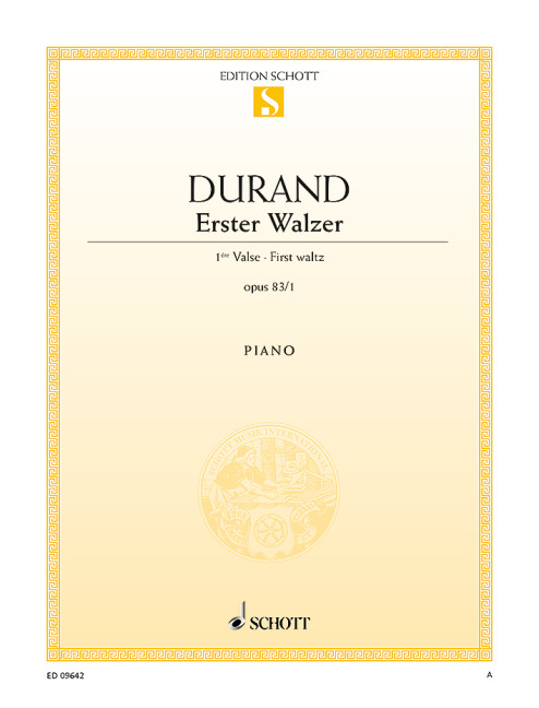 Erster Walzer Es-Dur op.83,1  für Klavier  