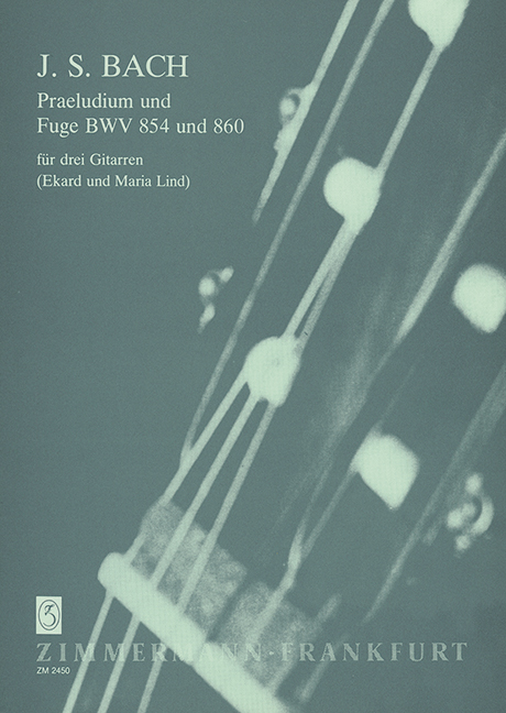 Präludium und Fuge BWV854&nbsp;&nbsp;und BWV860 für 3 Gitarren&nbsp;&nbsp;Stimmen