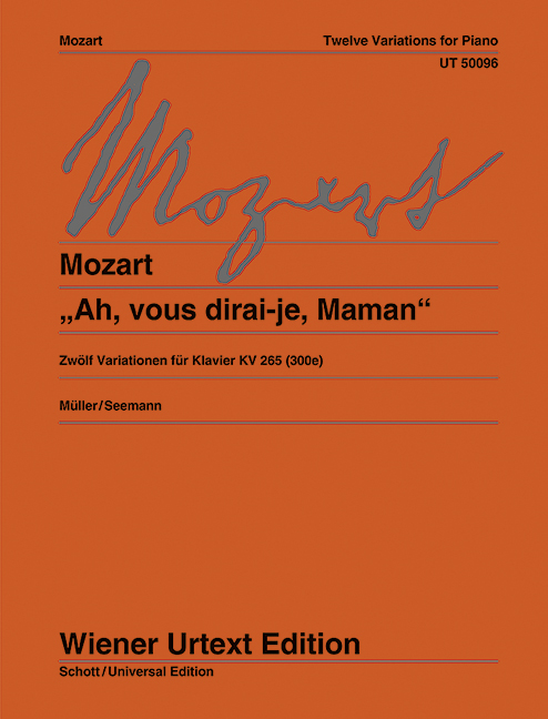Ah vous dirai-je Maman KV300e - 12 Variationen&nbsp;&nbsp;für Klavier&nbsp;&nbsp;