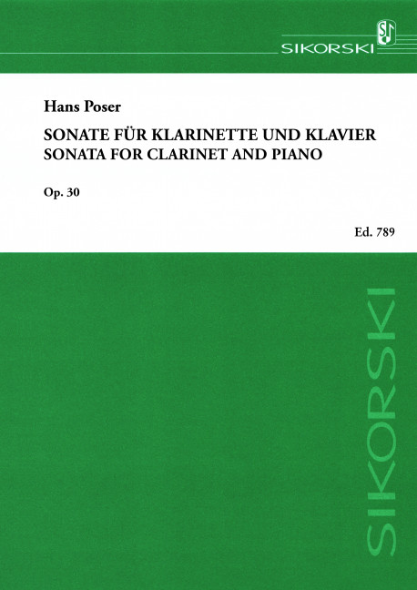 Sonate op.30 für Klarinette und&nbsp;&nbsp;Klavier&nbsp;&nbsp;