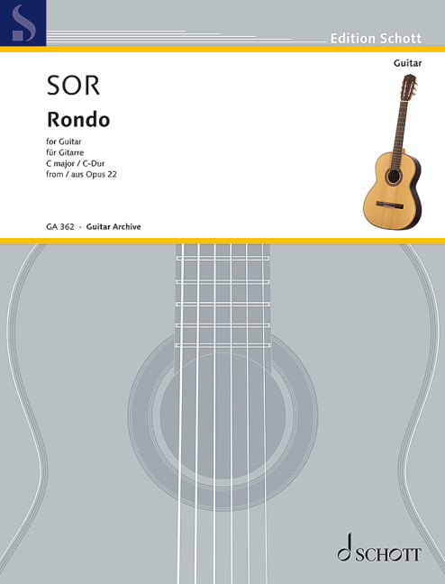 Rondo C-Dur aus op.22&nbsp;&nbsp;für Gitarre&nbsp;&nbsp;