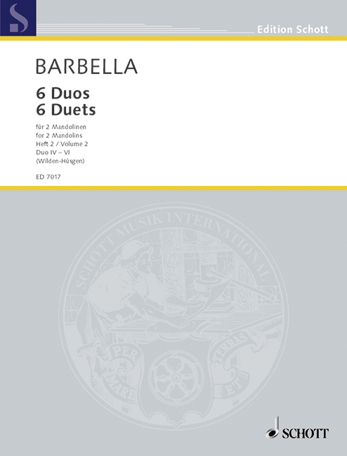 Sechs Duos Heft 2  für 2 Mandolinen  