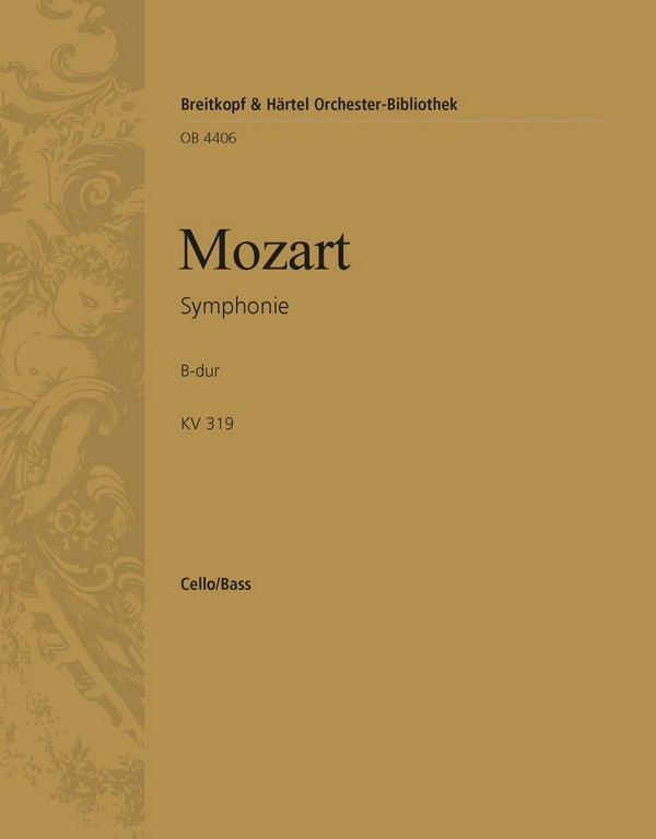 Sinfonie B-Dur Nr.33 KV319&nbsp;&nbsp;für Orchester&nbsp;&nbsp;Violoncello / Kontrabass