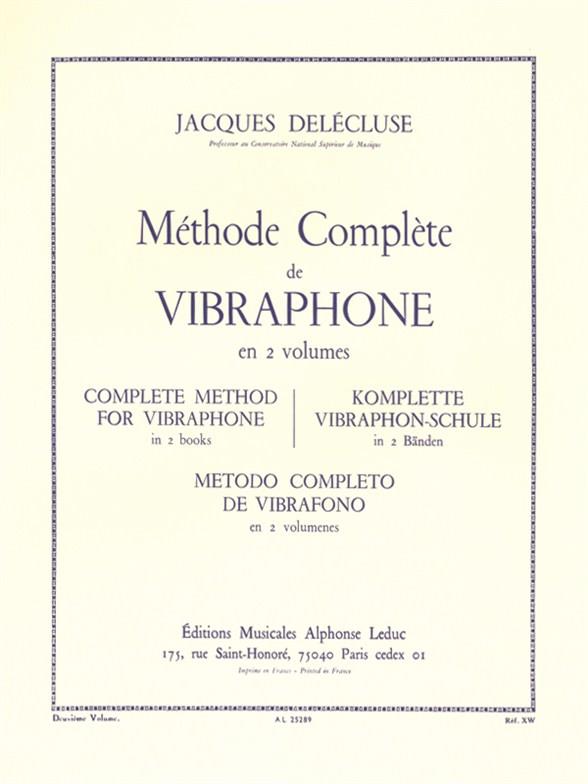Méthode complète de vibraphone vol.2    