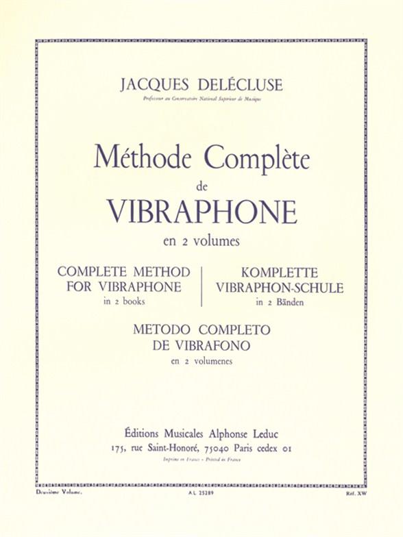 Méthode complète de vibraphone vol.2&nbsp;&nbsp;&nbsp;&nbsp;