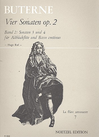 4 Sonaten op.2 Band 2 (Nr.3-4)  für Altblockflöte und Klavier  