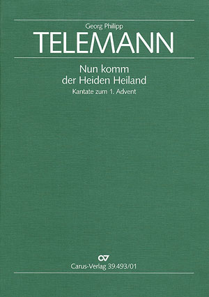 Nun komm der Heiden Heiland&nbsp;&nbsp;für Soli, Chor und Orchester&nbsp;&nbsp;Partitur (dt/en)