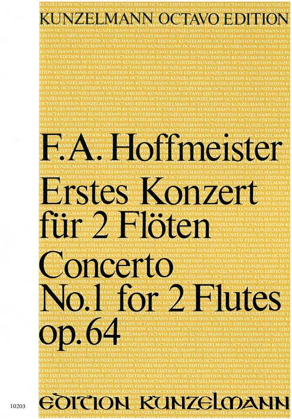 Konzert Nr.1 op.64&nbsp;&nbsp;für 2 Flöten, 2 Oboen, 2 Hörner und Streichorchester&nbsp;&nbsp;Partitur