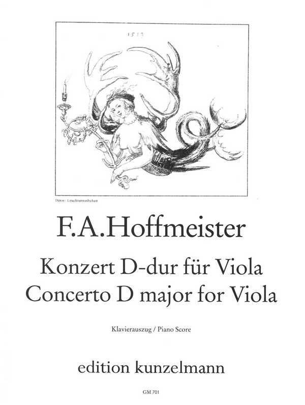 Konzert D-Dur&nbsp;&nbsp;für Viola und Orchester&nbsp;&nbsp;für Viola und Klavier