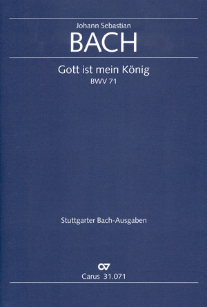 Gott ist mein König&nbsp;&nbsp;Kantate Nr.71 BWV71&nbsp;&nbsp;Partitur (dt/en)
