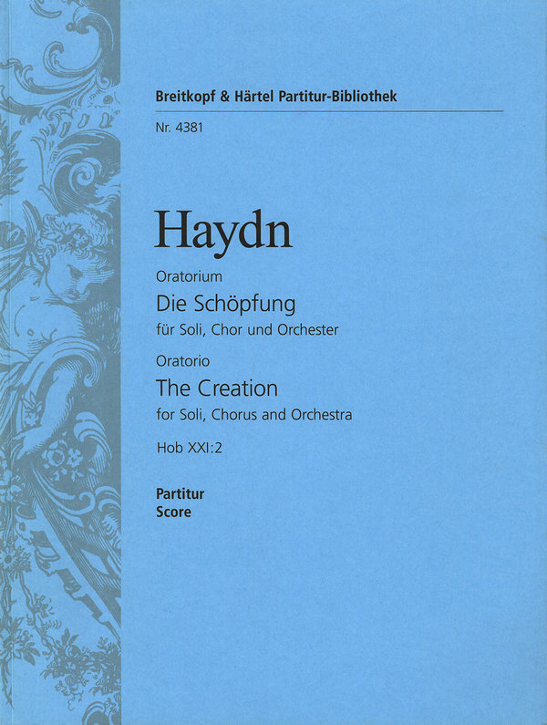 Die Schöpfung Hob.XXI:2  für Soli, Chor und Orchester  Partitur (broschiert)