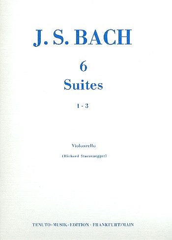6 Suiten Band 1 (Nr.1-3) BWV1007-1009&nbsp;&nbsp;für Violoncello solo&nbsp;&nbsp;
