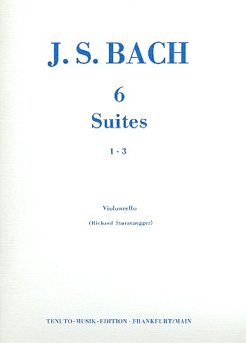 6 Suiten Band 1 (Nr.1-3) BWV1007-1009  für Violoncello solo  