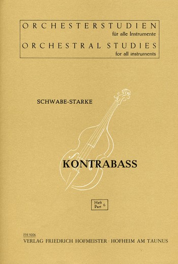 Orchesterstudien Band 6&nbsp;&nbsp;für Kontrabass&nbsp;&nbsp;