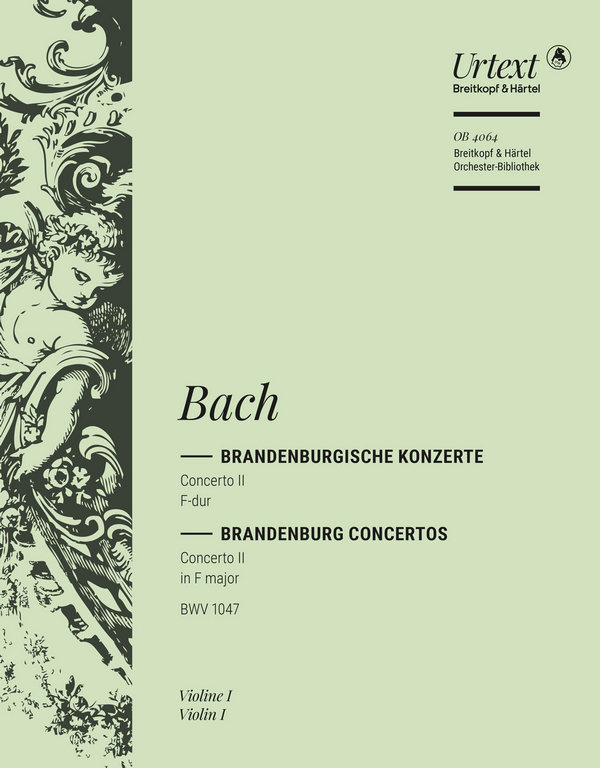 Brandenburgisches Konzert F-Dur Nr.2 BWV1047&nbsp;&nbsp;für Orchester&nbsp;&nbsp;Violine 1