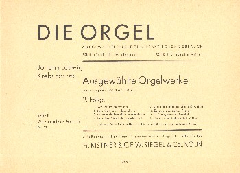 Ausgewählte Orgelwerke Band 2    