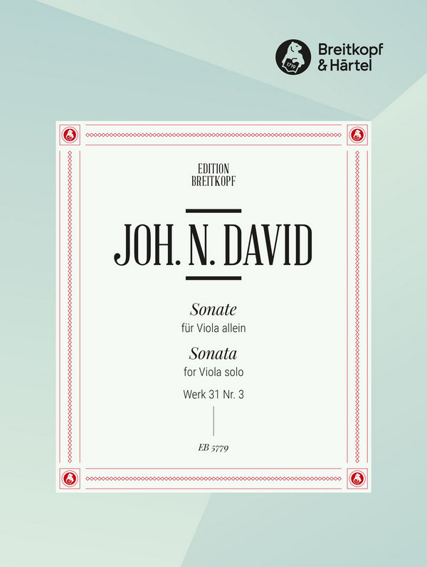 Sonate op.31,3&nbsp;&nbsp;für Viola solo&nbsp;&nbsp;