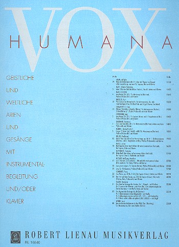 Caro mio ben  für Mezzosopran (Bariton), Violine (Violoncello) und Klavier  Partitur und 3 Stimmen