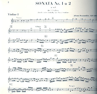 Sonate Nr.1&nbsp;&nbsp;für 2 Violinen und Klavier&nbsp;&nbsp;Violine 1