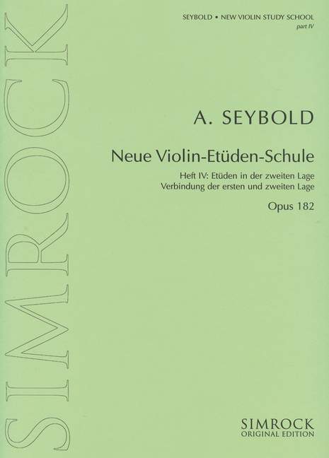 Neue Violin-Etüden-Schule op.182 Bd. 3 - Schwierigere Etüden in der 1.&nbsp;&nbsp;für Violine&nbsp;&nbsp;