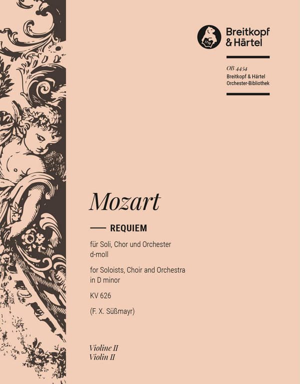 Requiem d-Moll KV626 - Missa pro Defunctis&nbsp;&nbsp;für Soli, Chor und Orchester&nbsp;&nbsp;Violine 2