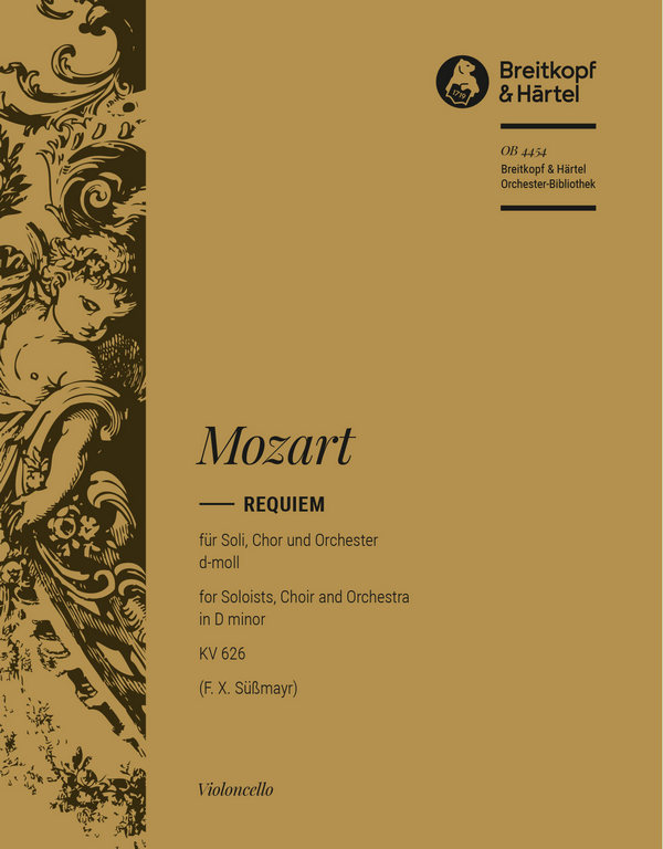 Requiem d-Moll KV626 - Missa pro Defunctis&nbsp;&nbsp;für Soli, Chor und Orchester&nbsp;&nbsp;Violoncello
