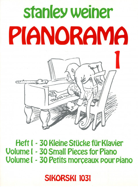 PIANORAMA BAND 1 30 KLEINE&nbsp;&nbsp;STUECKE FUER KLAVIER&nbsp;&nbsp;