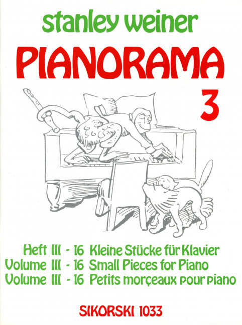 Pianorama Band 3 16 kleine&nbsp;&nbsp;Stücke für Klavier&nbsp;&nbsp;