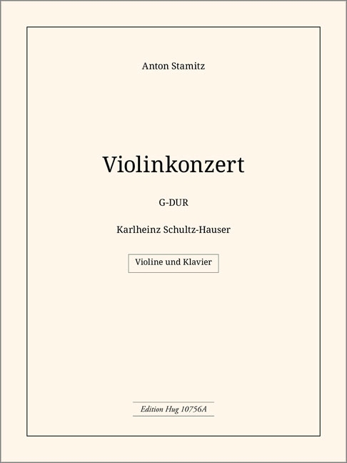 Konzert G-Dur Nr.8 für Violine und&nbsp;&nbsp;Orchester für Violine und Klavier&nbsp;&nbsp;