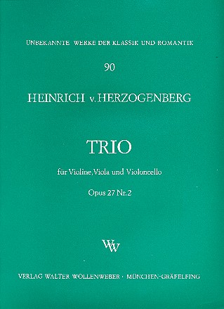 Trio F-Dur op.27,2  für Violine, Viola und Violoncello  Stimmen