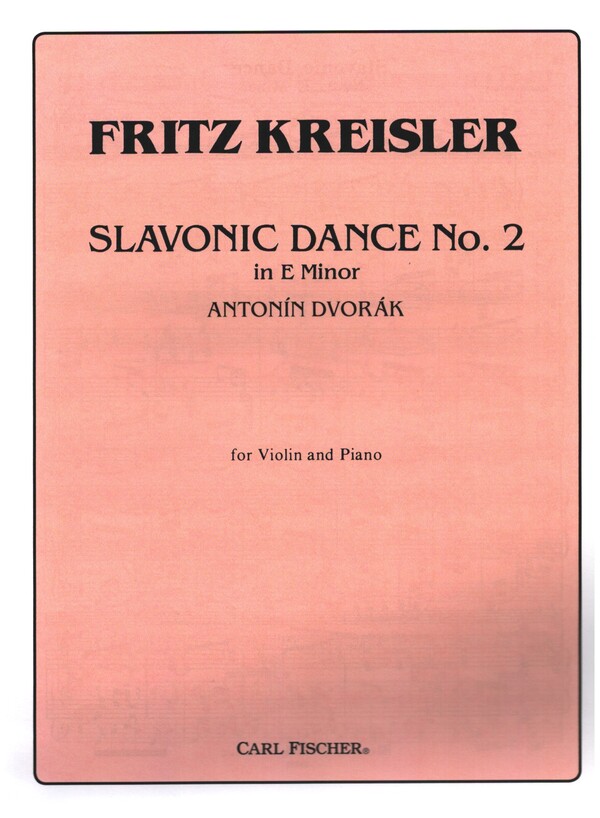 Slavonic dance e minor op.46,2&nbsp;&nbsp;for violin and piano&nbsp;&nbsp;