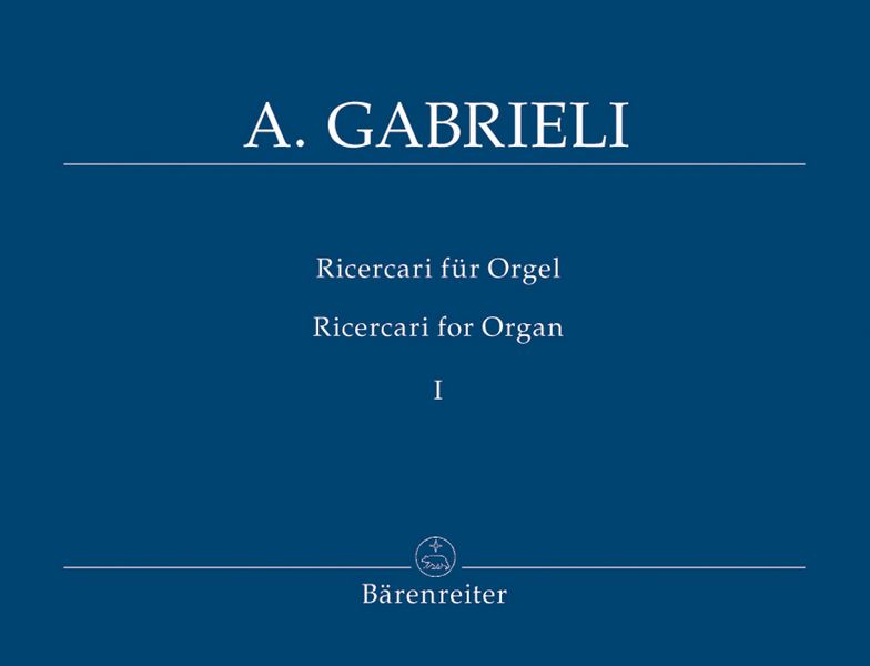 Ricercari Band 1  für Orgel  