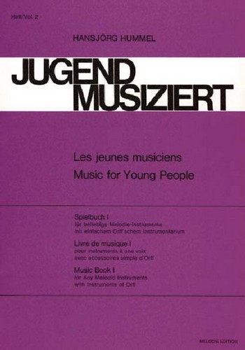Jugend musiziert Band 2 für  beliebige Melodie-Instrumente  Spielbuch 1