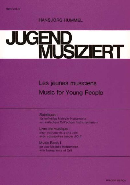 Jugend musiziert Band 2 für  beliebige Melodie-Instrumente  Spielbuch 1