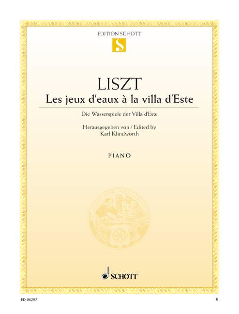 Les jeux d'eaux a la Villa d'Este&nbsp;&nbsp;für Klavier&nbsp;&nbsp;