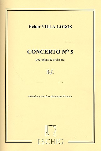 CONCERTO NO. 5 POUR PIANO & OR-  CHESTRE, 1954  EDITION 2 PIANOS